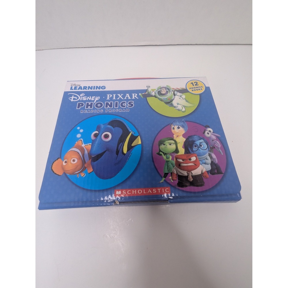 Disney Pixar Phonics Reading Program Scholastic 12 Book Set Kids Learning Early